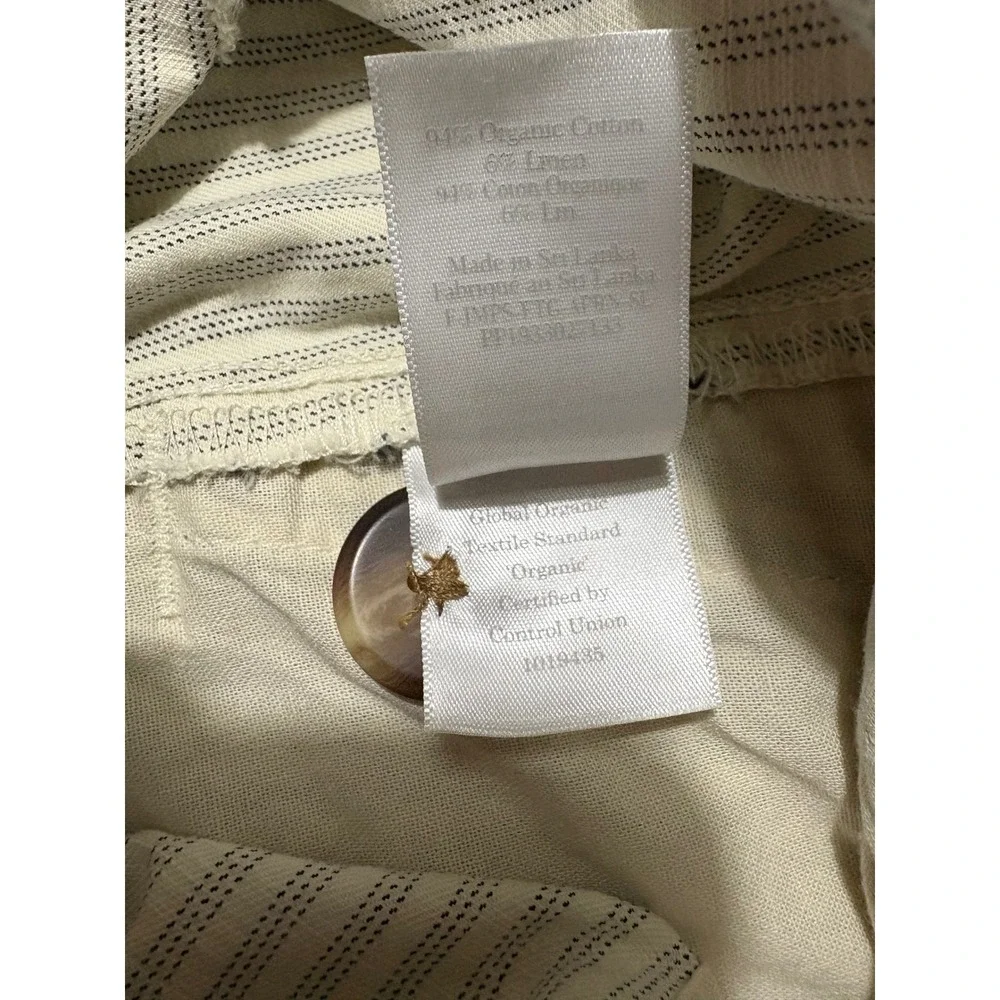 Everlane Womens The Fatigue Apron Jumpsuit Stripe Size‎ 4